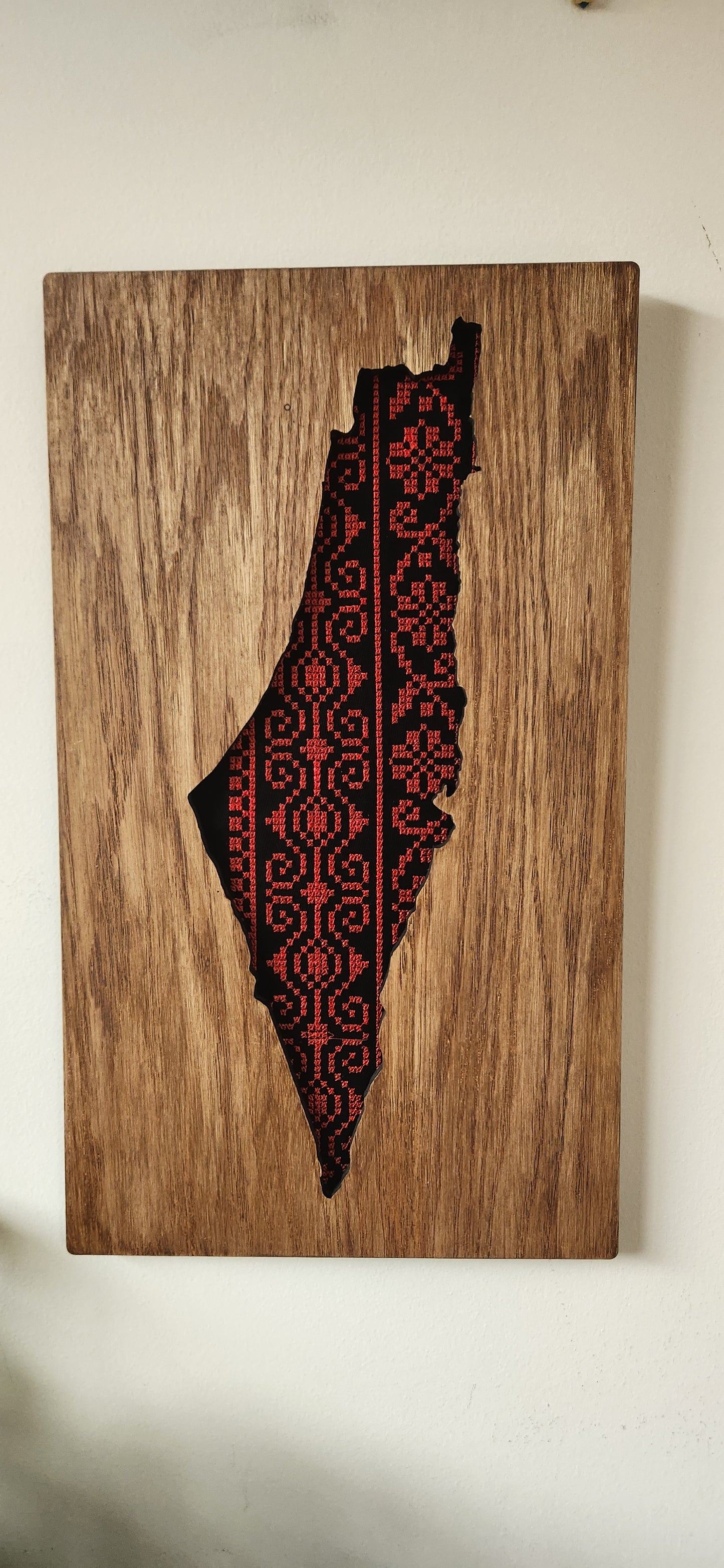 Tatreez embroidery Palestine wall art