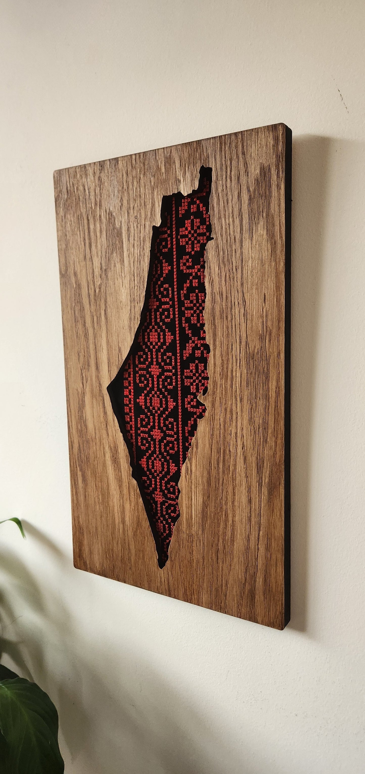 Tatreez embroidery Palestine wall art