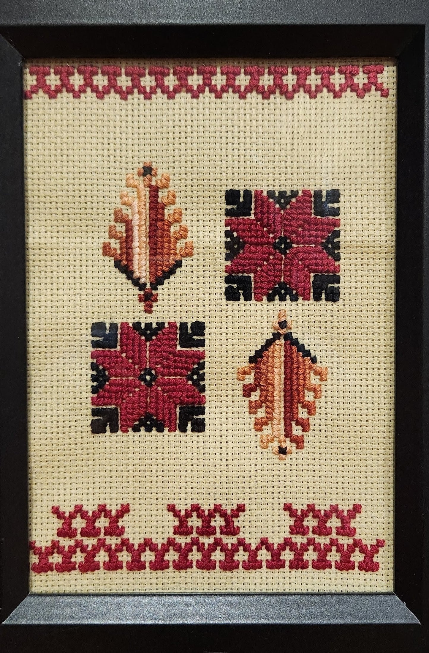 Cypress Trees of Gaza & Stars of Bethlehem Tatreez